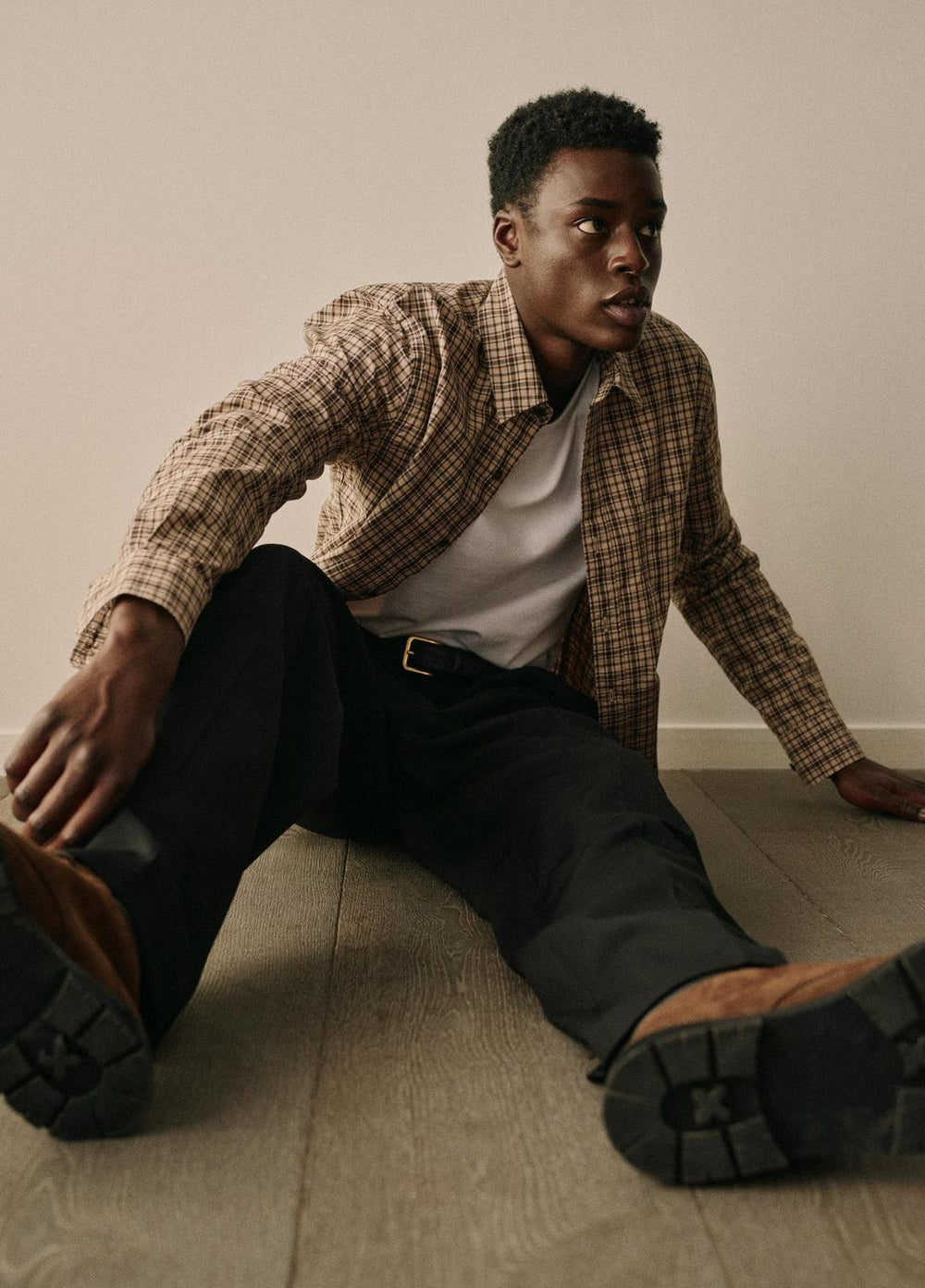 Great Falls Plaid Cotton Button-Front Shirt in Long Sleeve | Vince near me