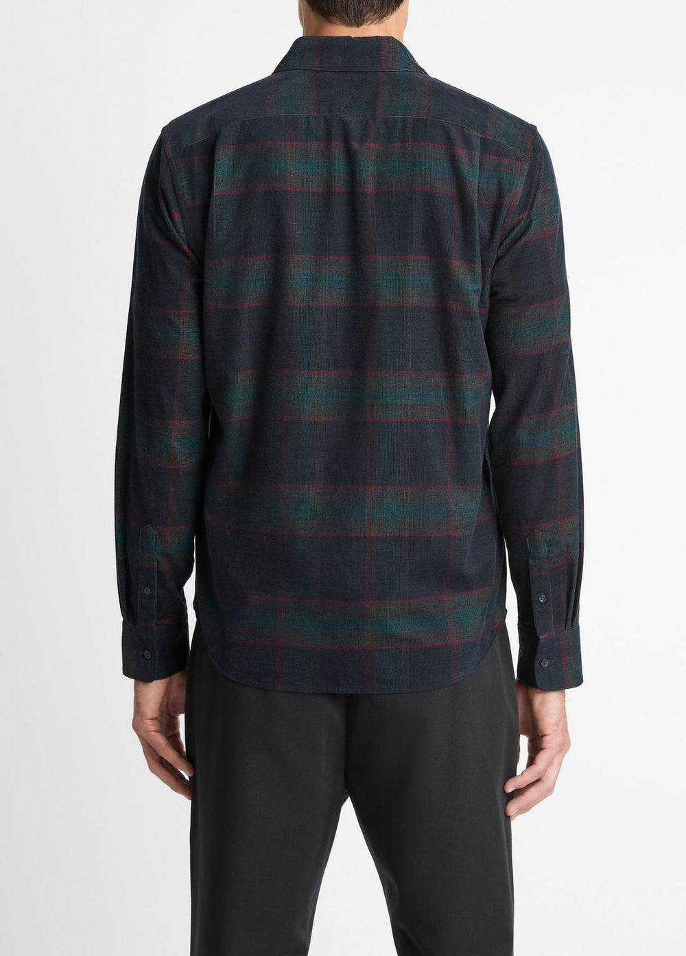 Holme Plaid Cotton Button-Front Shirt in Long Sleeve | Vince outlet