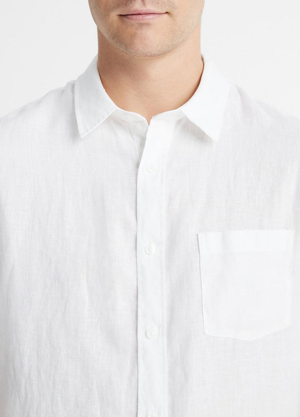 Linen Short-Sleeve Shirt in Short Sleeve | Vince sale