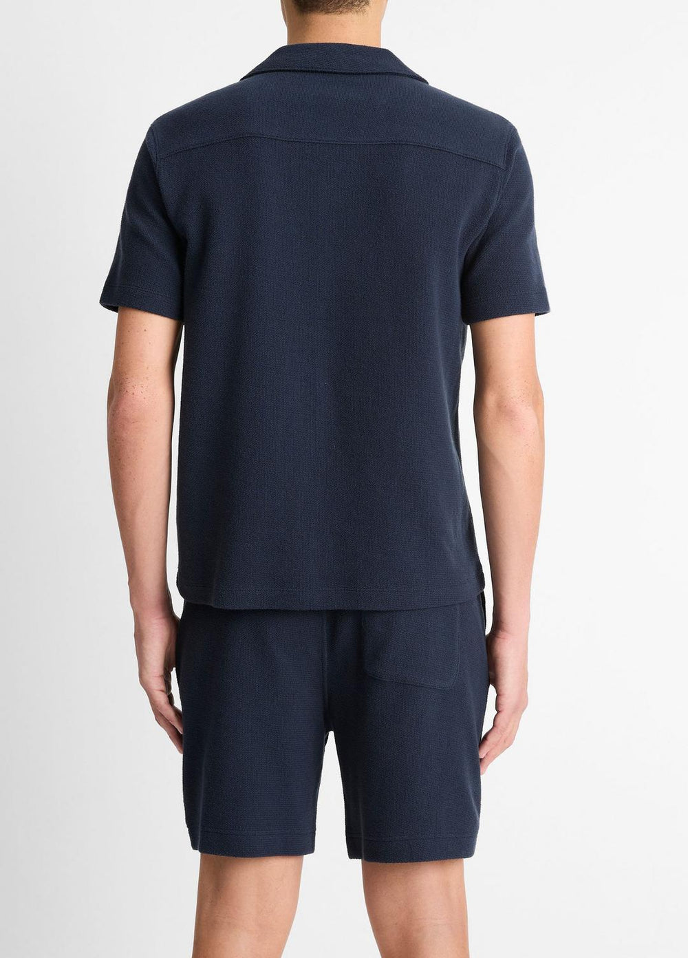 Cotton Bouclé Cabana Shirt in Short Sleeve | Vince outlet