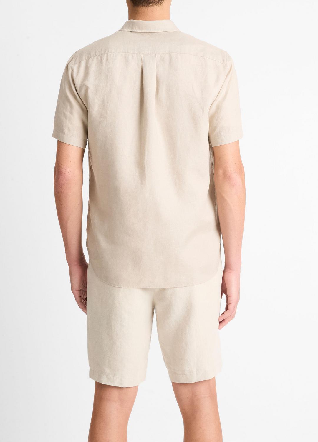 Linen Short-Sleeve Shirt in Short Sleeve | Vince sale