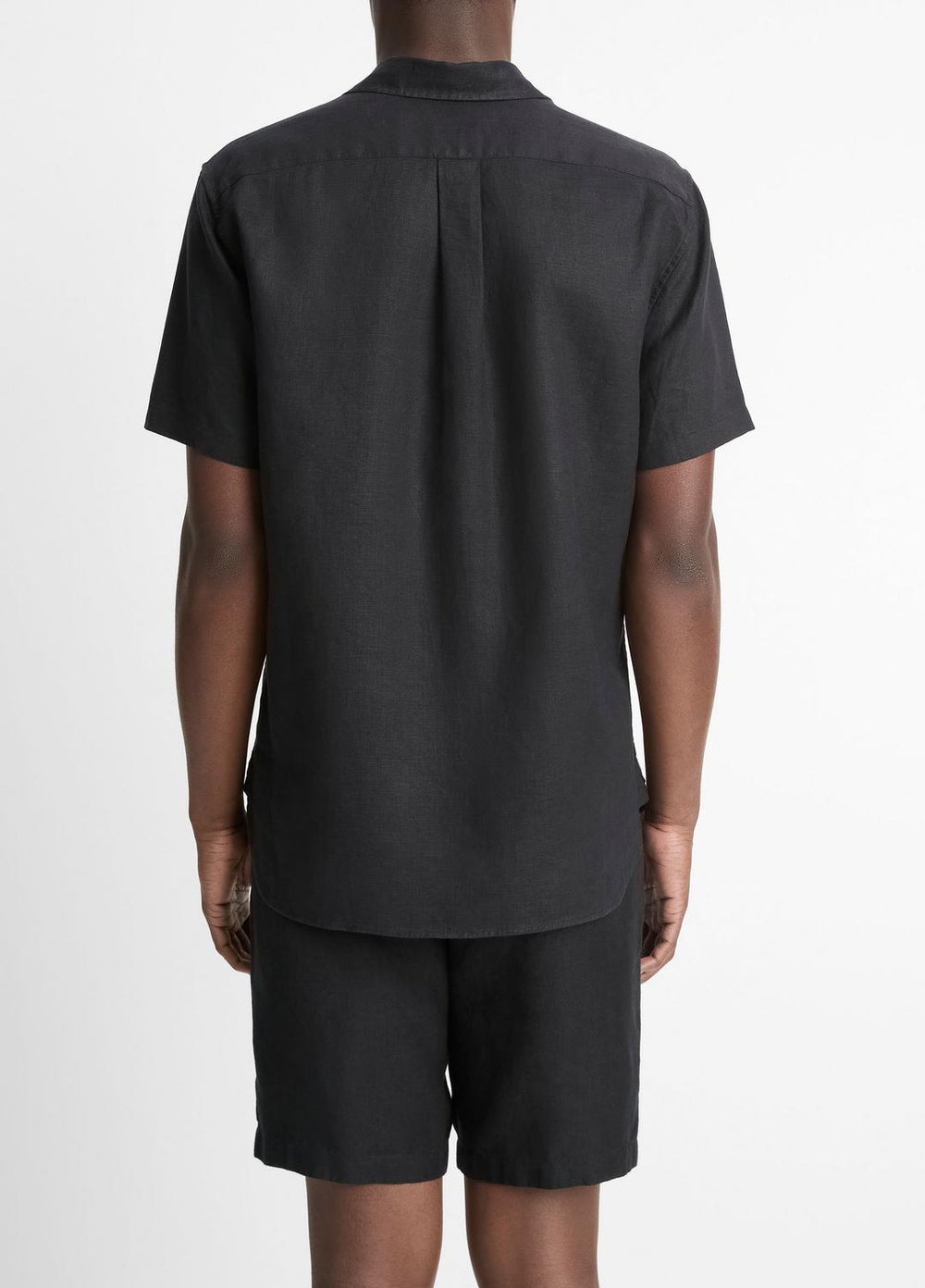 Linen Short-Sleeve Shirt in Short Sleeve | Vince discount