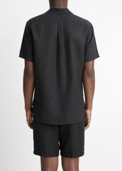 Linen Short-Sleeve Shirt in Short Sleeve | Vince discount