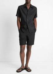 Linen Short-Sleeve Shirt in Short Sleeve | Vince discount