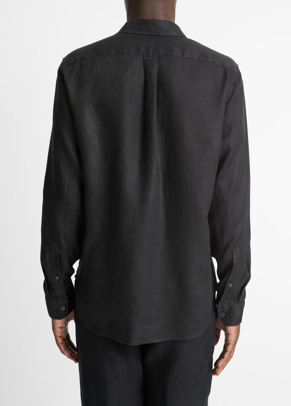 Linen Long-Sleeve Shirt in Long Sleeve | Vince outlet