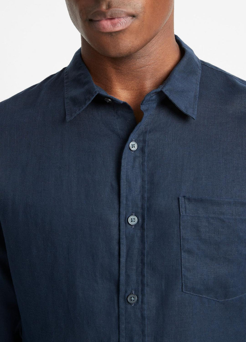 Linen Long-Sleeve Shirt in Long Sleeve | Vince sale