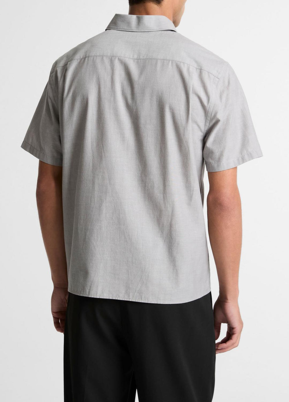 Cotton Short-Sleeve Button-Front Shirt  in Short Sleeve | Vince discount