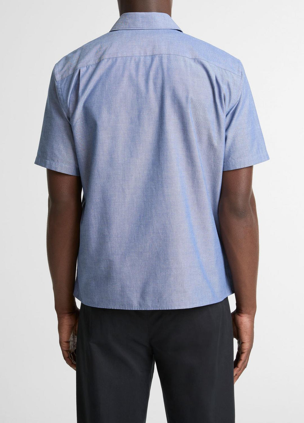Cotton Short-Sleeve Button-Front Shirt  in Short Sleeve | Vince near me