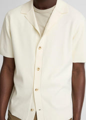 Merino Wool Cabana Shirt  in Short Sleeve | Vince for sale