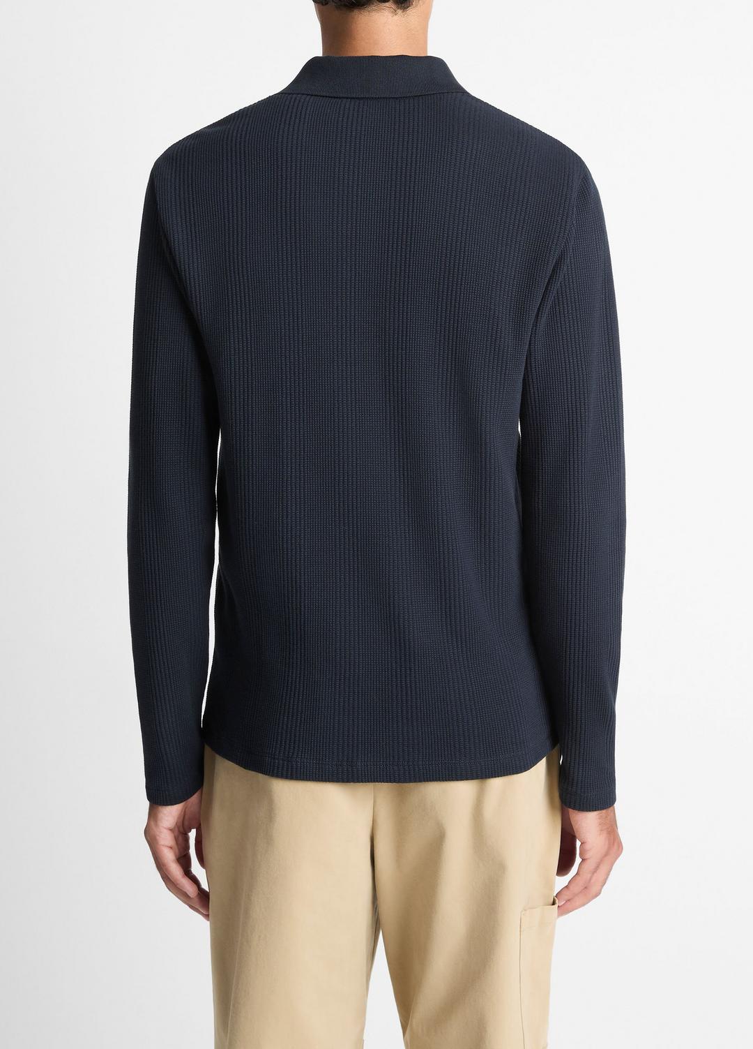 Variegated Cotton Polo Shirt in Henleys & Polos | Vince outlet