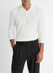 Variegated Cotton Polo Shirt in Henleys & Polos | Vince on sale