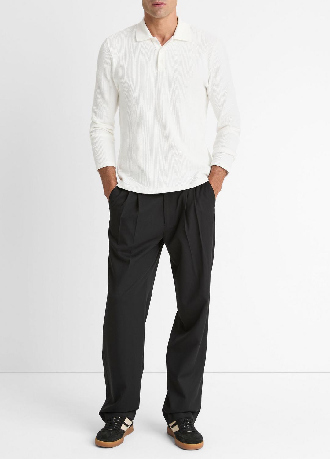 Variegated Cotton Polo Shirt in Henleys & Polos | Vince on sale
