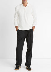 Variegated Cotton Polo Shirt in Henleys & Polos | Vince on sale