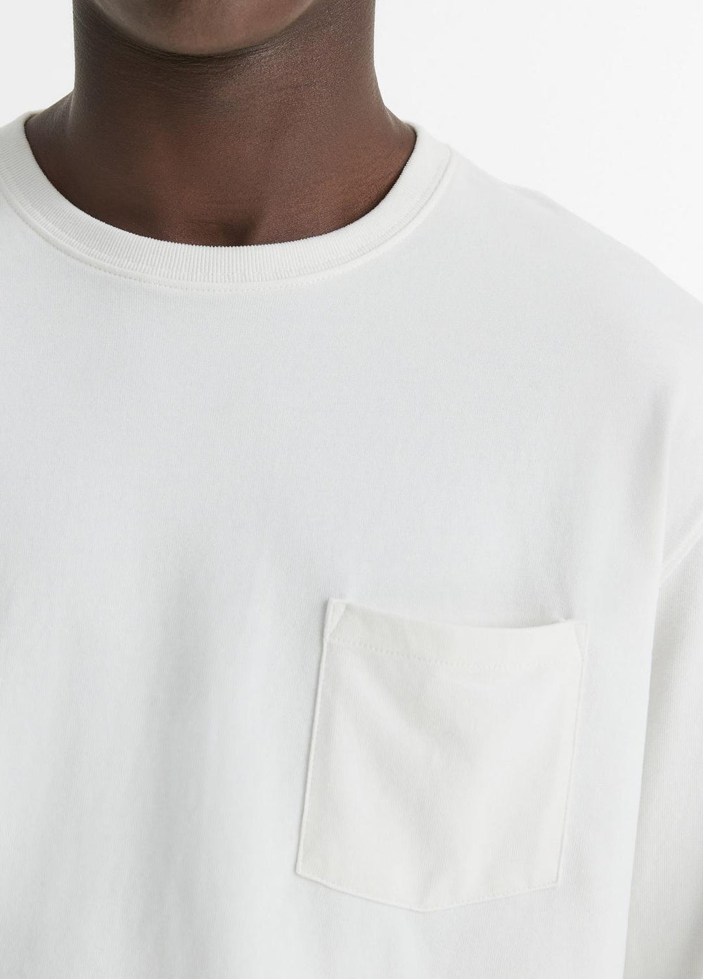 Sueded Jersey Long-Sleeve Pocket T-Shirt in Long Sleeve | Vince discount