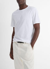 Pima Cotton Crew Neck T-Shirt in Short Sleeve | Vince outlet