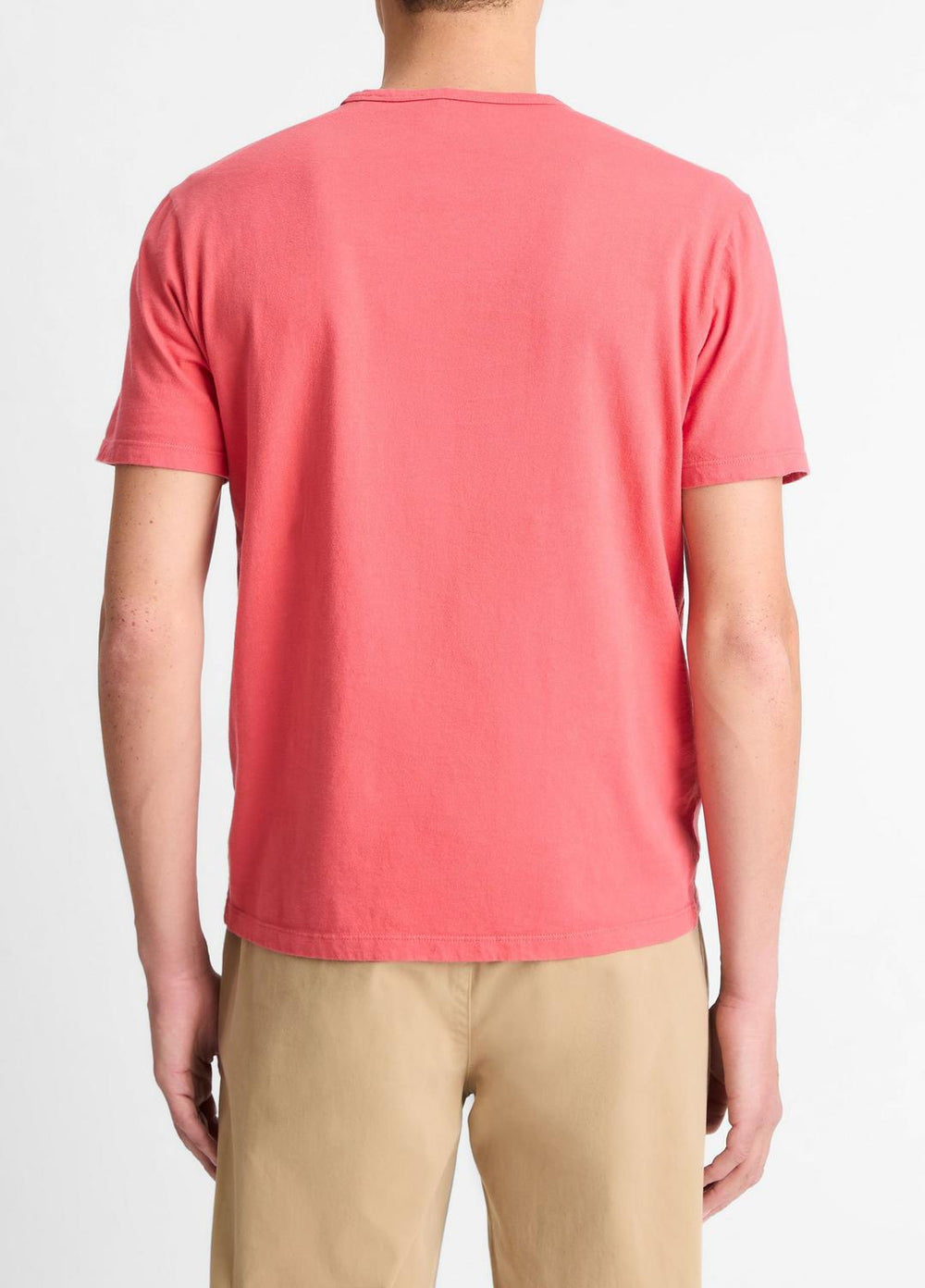 Garment Dye Cotton T-Shirt in Short Sleeve | Vince near me