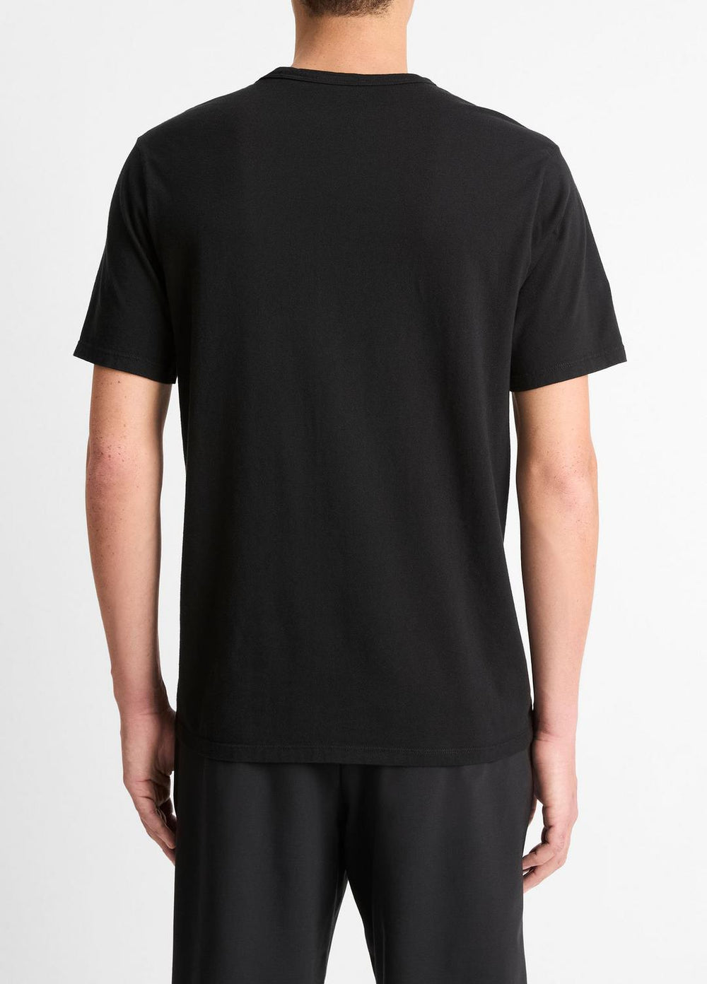 Garment Dye Cotton T-Shirt in Short Sleeve | Vince outlet