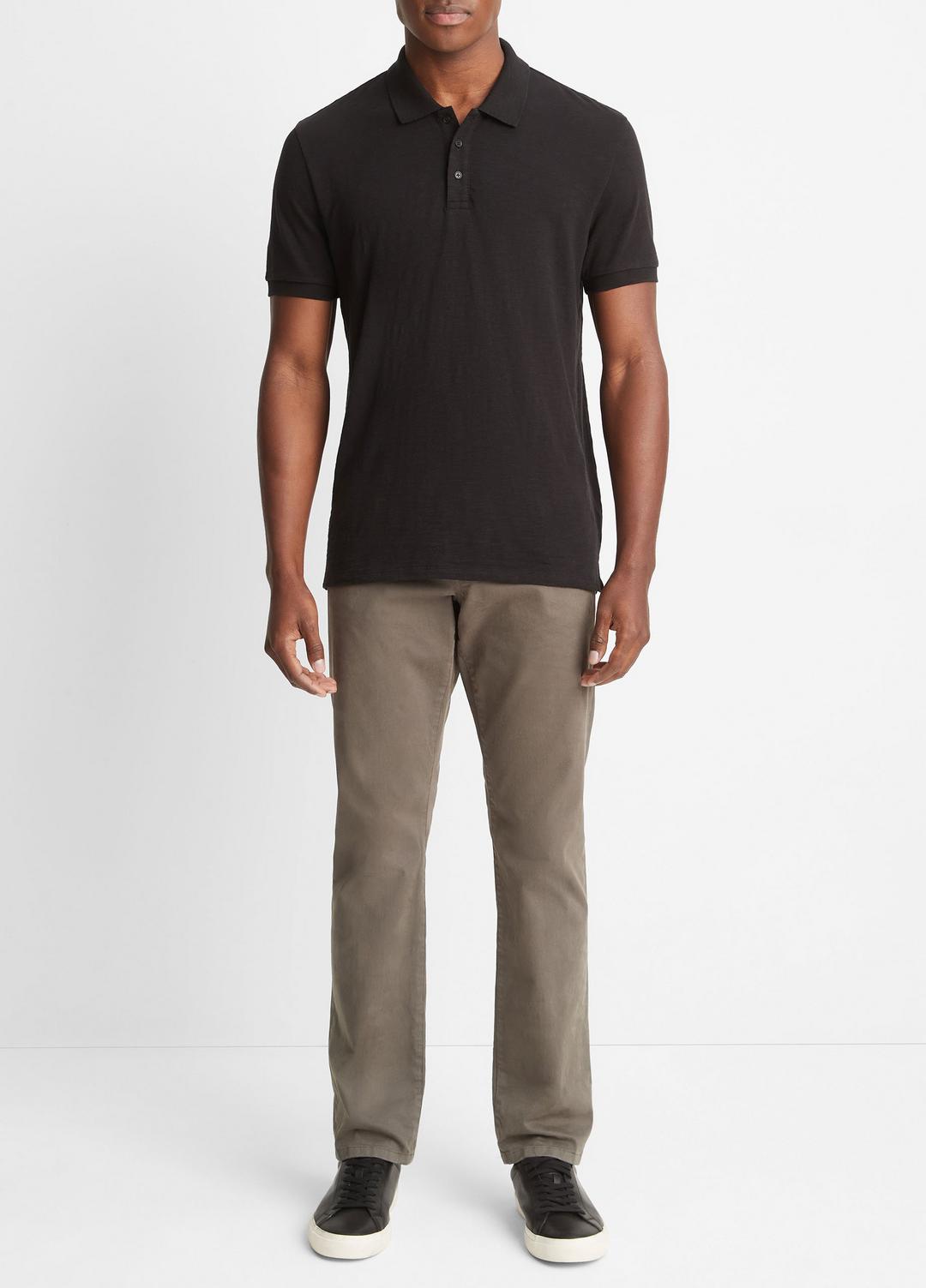Classic Slub Polo Shirt in Henleys & Polos | Vince on sale