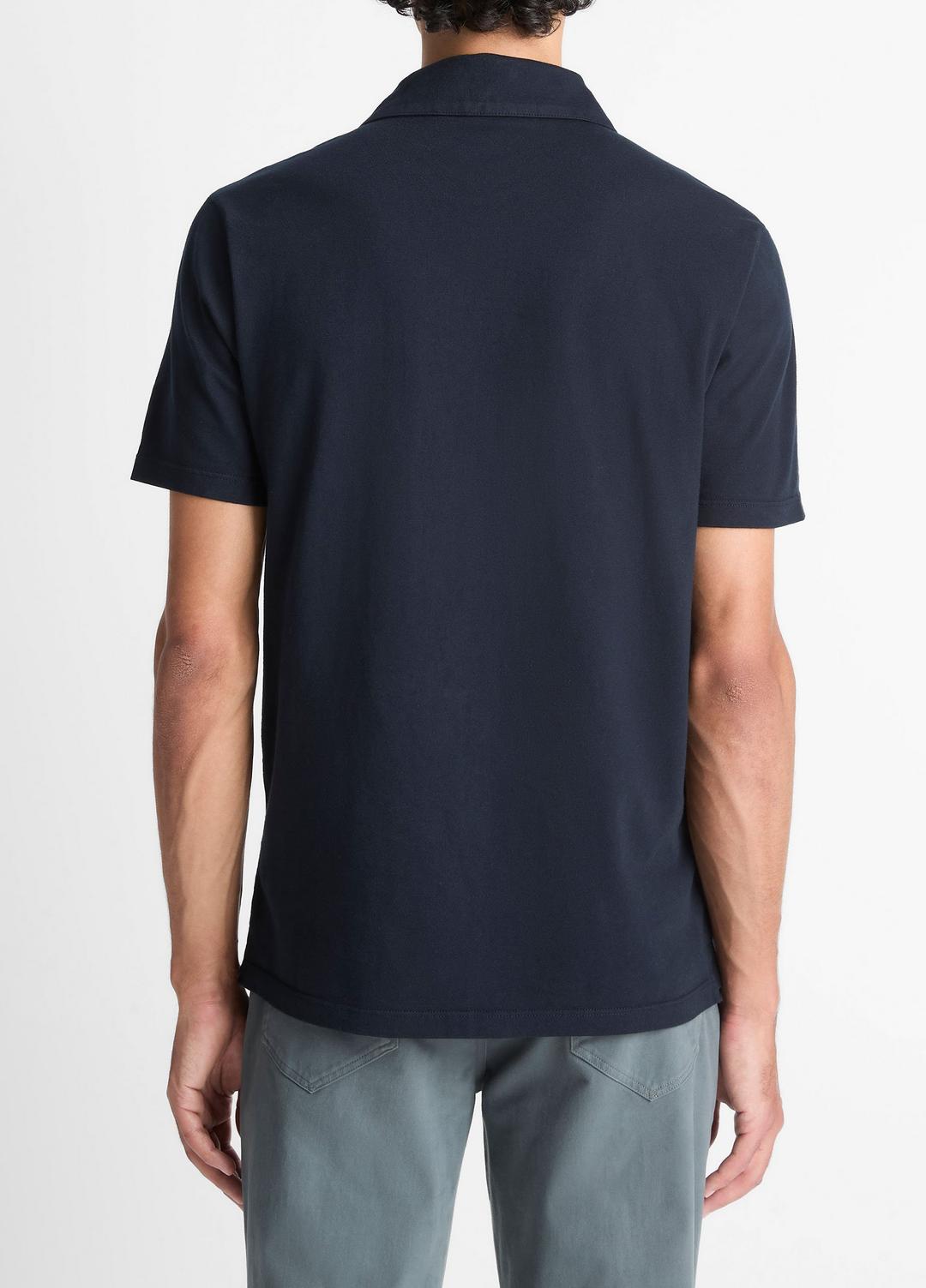 Garment Dye Cotton Polo Shirt in Henleys & Polos | Vince Online
