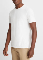 Garment Dye Cotton T-Shirt in Short Sleeve | Vince discount