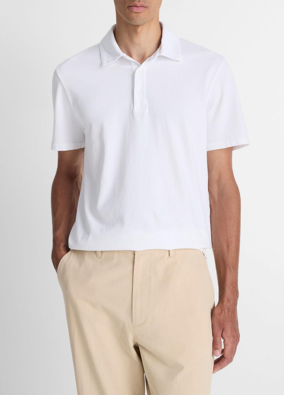 Garment Dye Cotton Polo Shirt in Henleys & Polos | Vince outlet