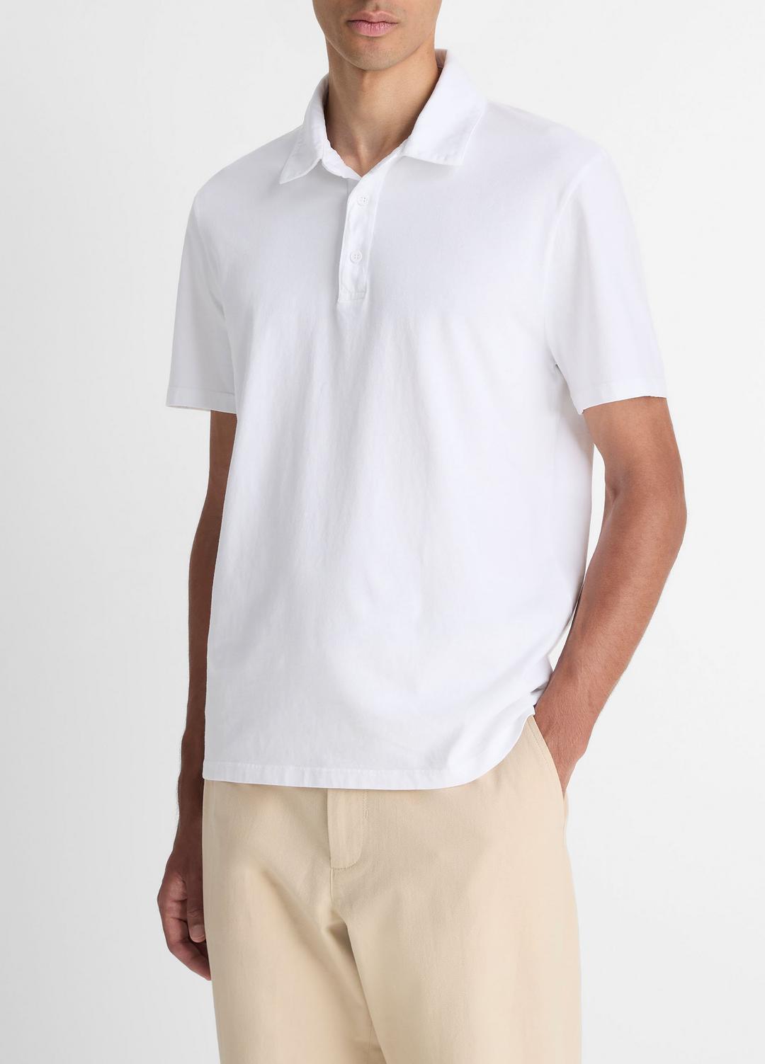 Garment Dye Cotton Polo Shirt in Henleys & Polos | Vince outlet