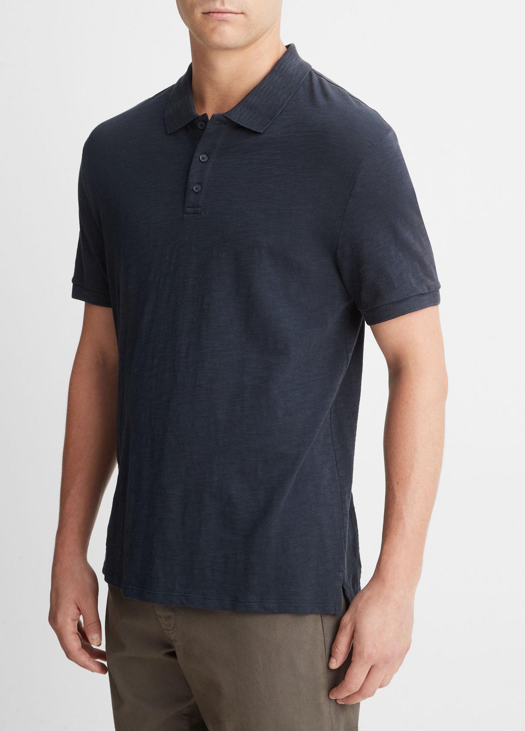Classic Slub Polo Shirt in Henleys & Polos | Vince sale