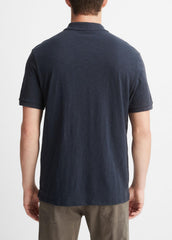 Classic Slub Polo Shirt in Henleys & Polos | Vince sale