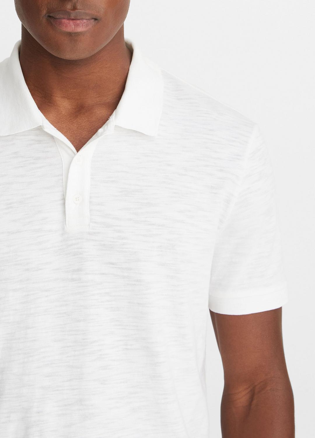 Classic Slub Polo Shirt in Henleys & Polos | Vince discount