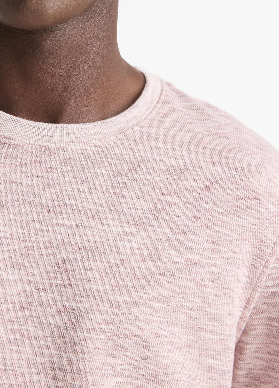 Space-Dye Cotton-Blend Long-Sleeve T-Shirt in Long Sleeve | Vince outlet