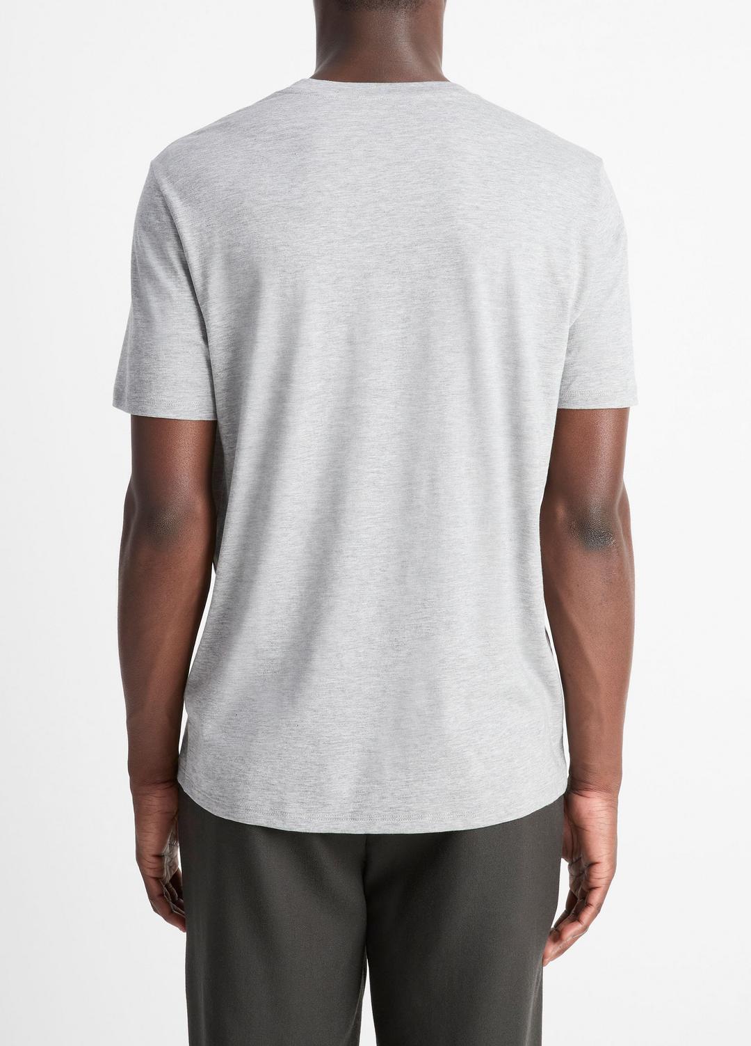 Pima Cotton V-Neck T-Shirt in Short Sleeve | Vince for sale