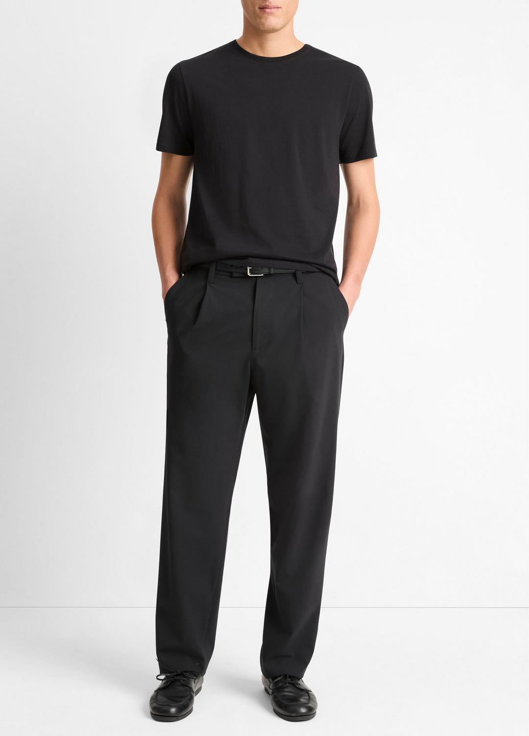 Pima Cotton Crew Neck T-Shirt in Short Sleeve | Vince discount