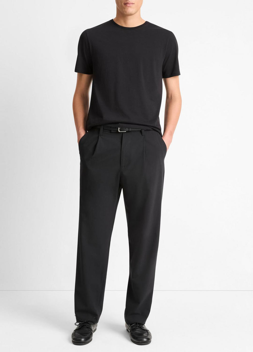 Pima Cotton Crew Neck T-Shirt in Short Sleeve | Vince discount