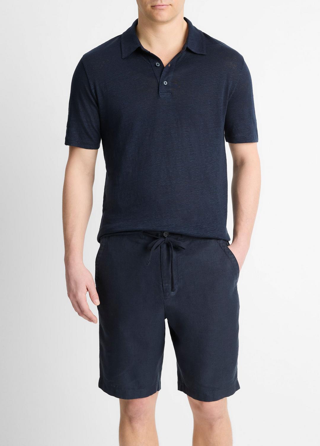 Linen Polo Shirt in Henleys & Polos | Vince for sale