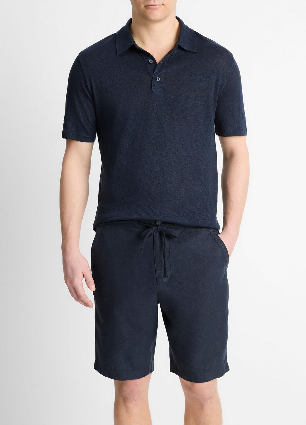 Linen Polo Shirt in Henleys & Polos | Vince for sale