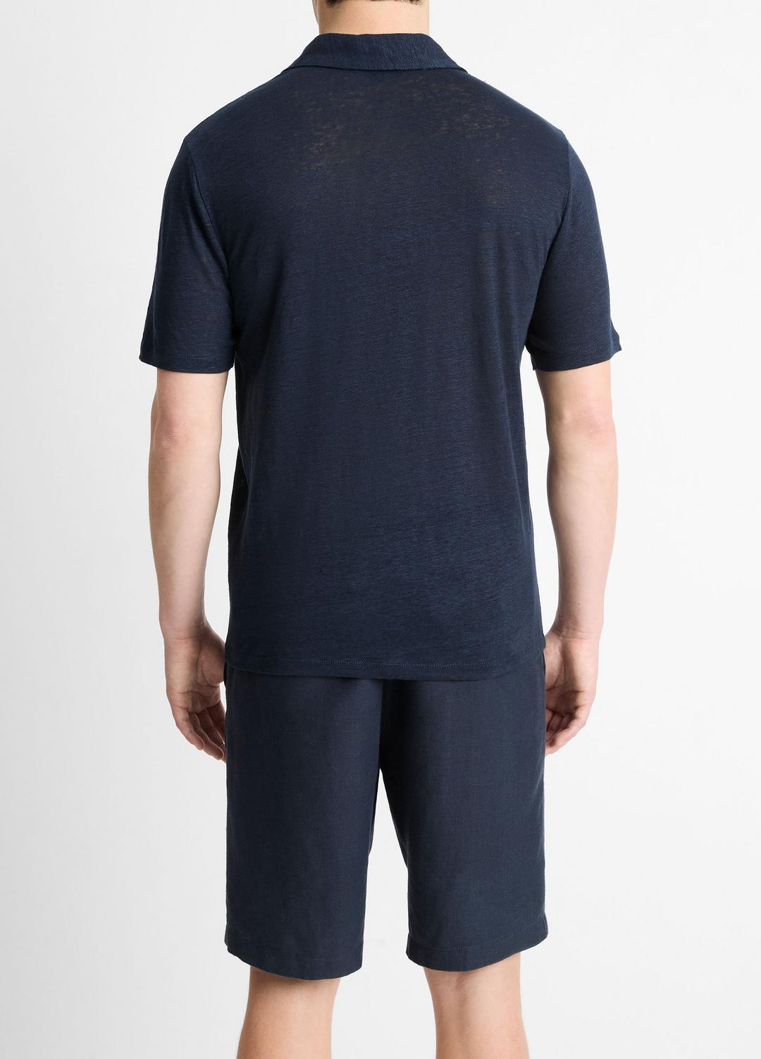 Linen Polo Shirt in Henleys & Polos | Vince for sale