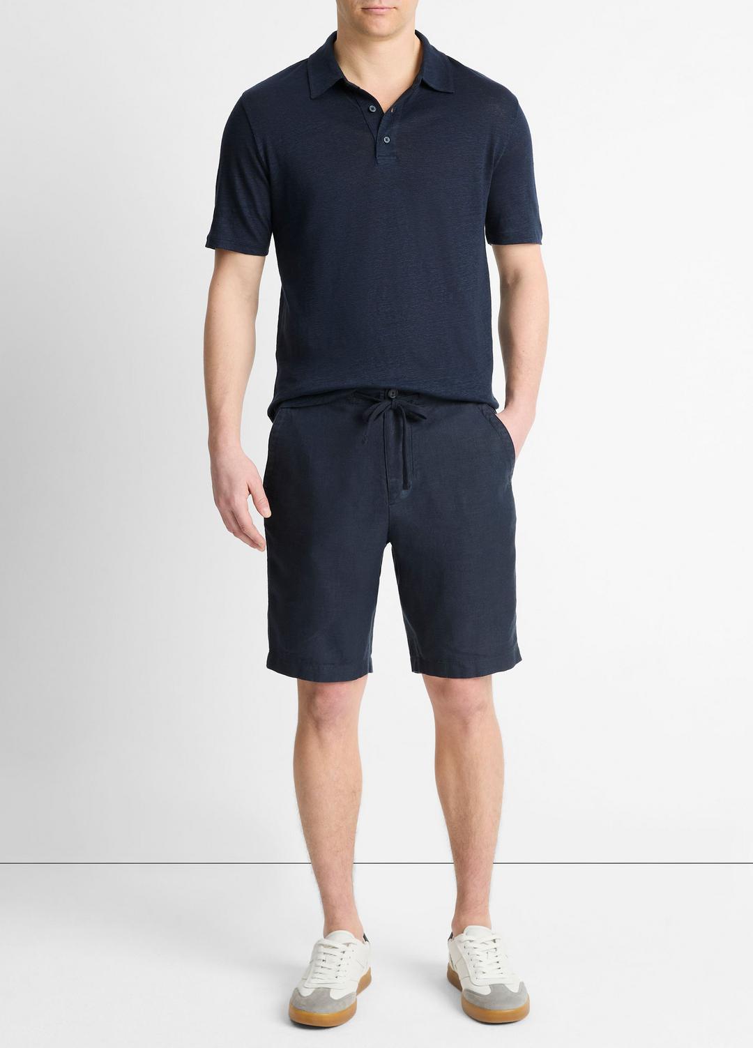 Linen Polo Shirt in Henleys & Polos | Vince for sale
