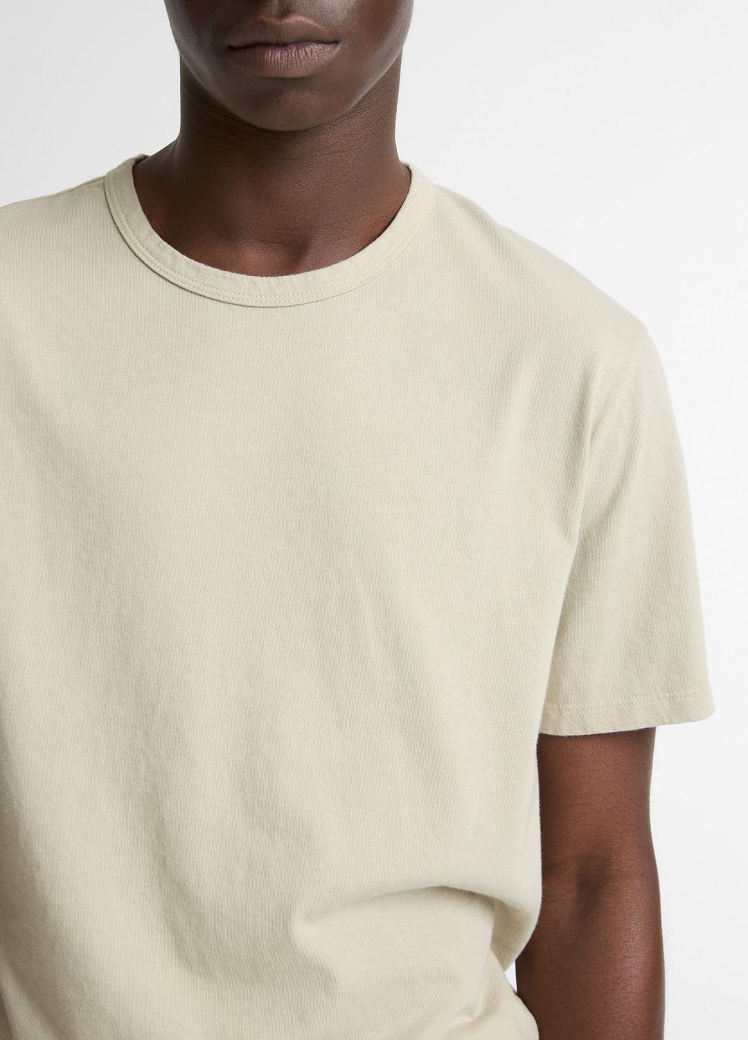 Garment Dye Cotton T-Shirt in Short Sleeve | Vince Online