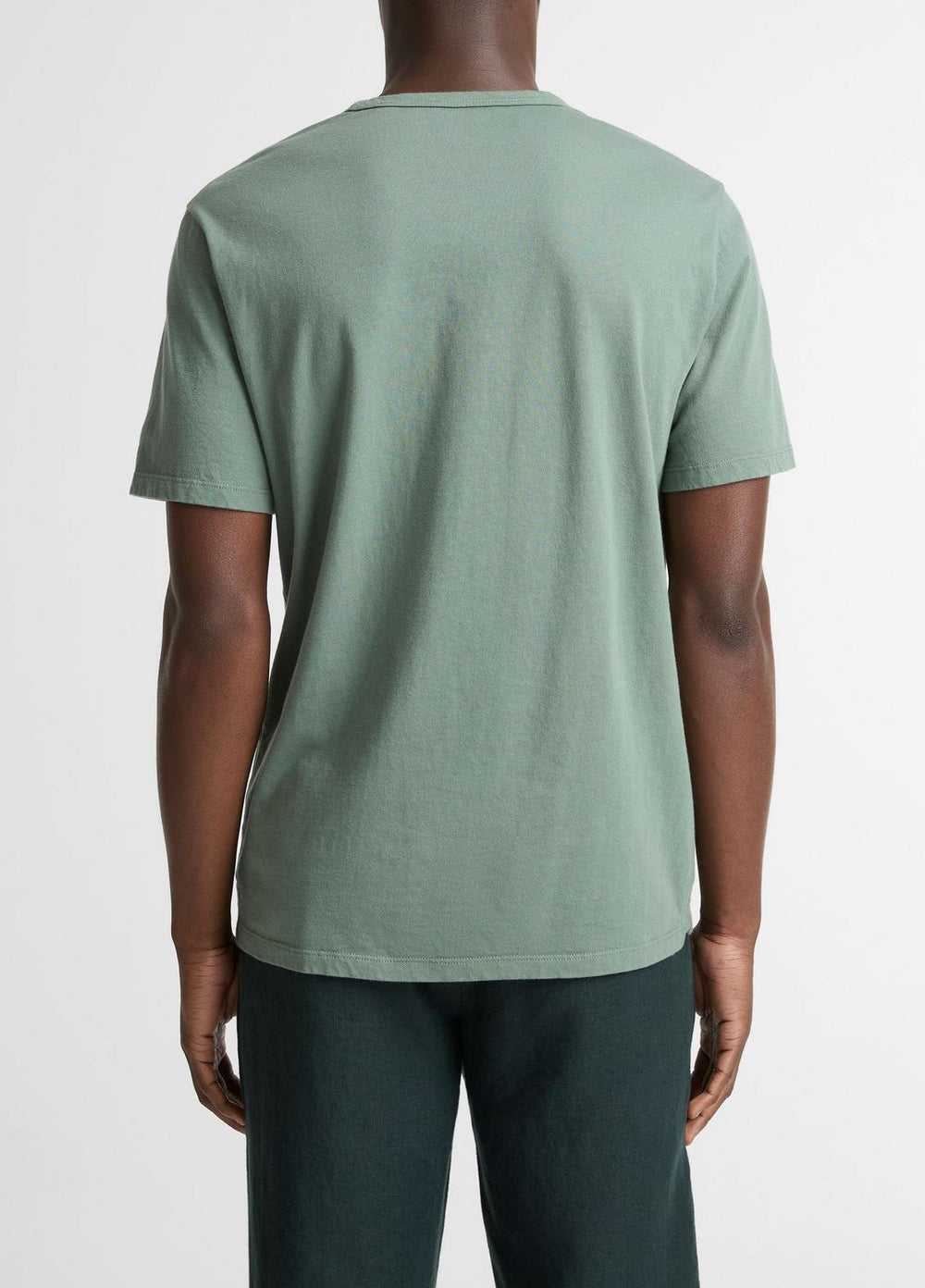 Garment Dye Cotton T-Shirt in Short Sleeve | Vince discount