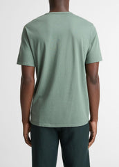 Garment Dye Cotton T-Shirt in Short Sleeve | Vince discount