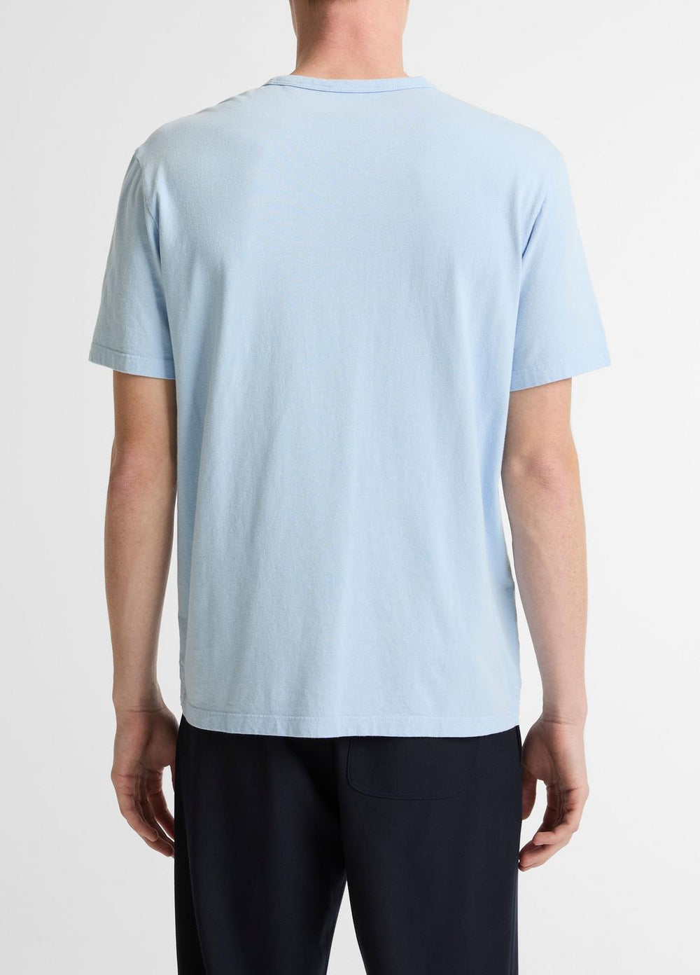 Garment Dye Cotton T-Shirt in Short Sleeve | Vince near me