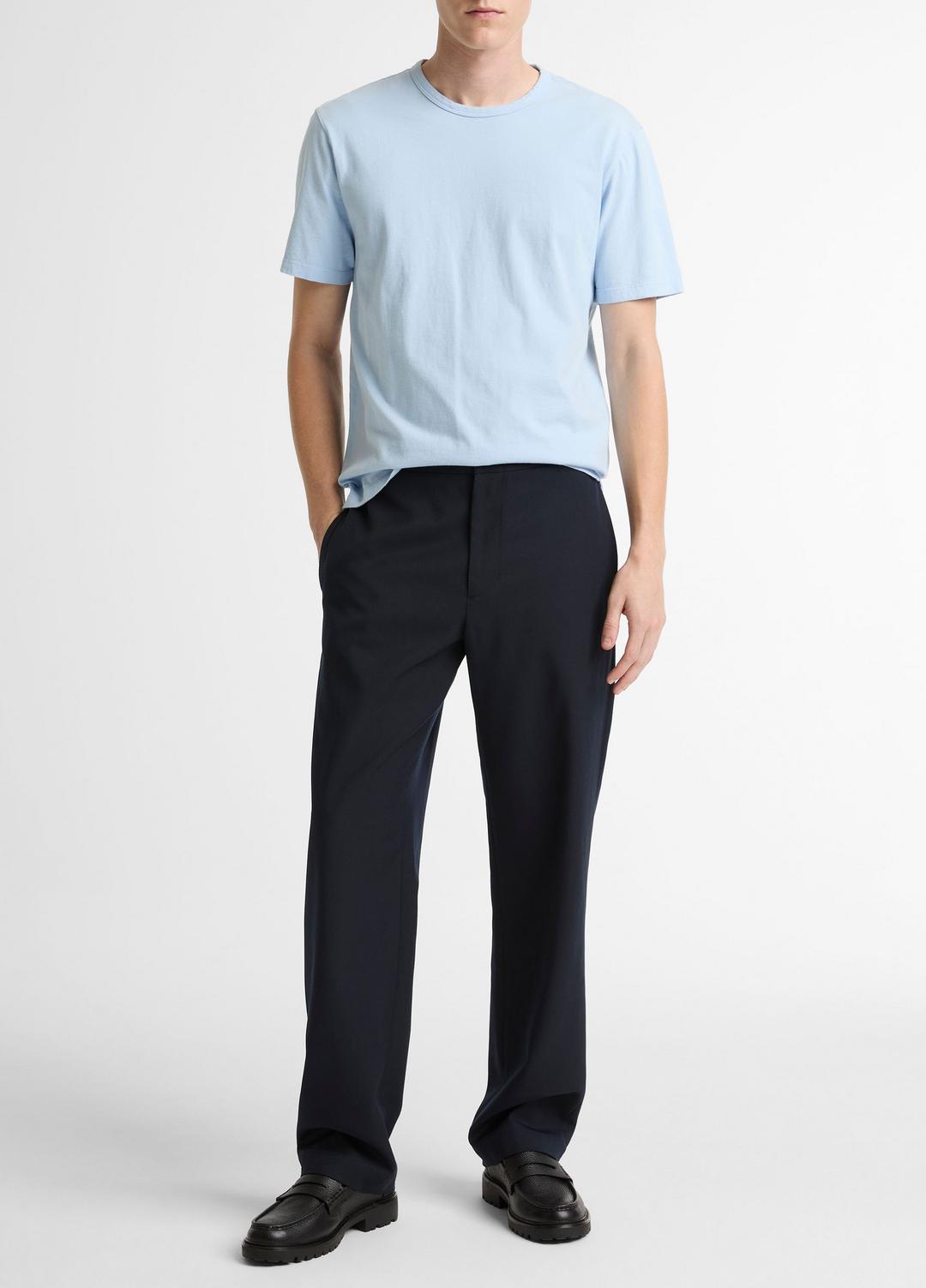 Garment Dye Cotton T-Shirt in Short Sleeve | Vince near me