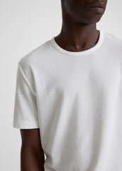 Pima Cotton Piqué Crew Neck T-Shirt in Short Sleeve | Vince Online