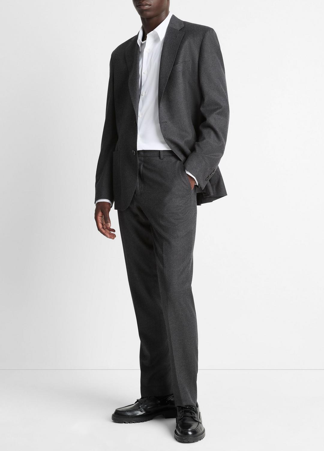 Wool-Silk Flannel Classic Pant in Trousers | Vince discount