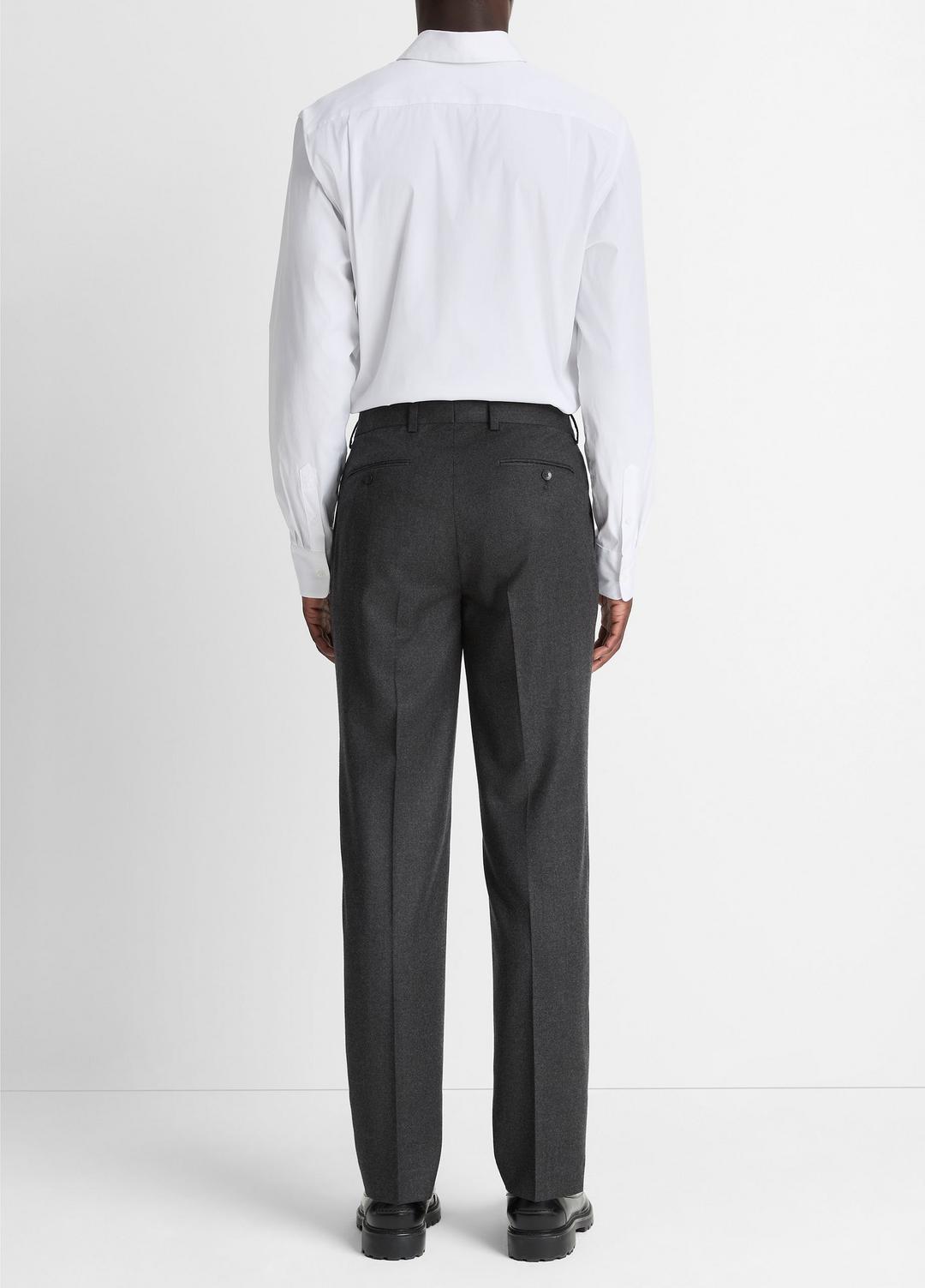 Wool-Silk Flannel Classic Pant in Trousers | Vince discount