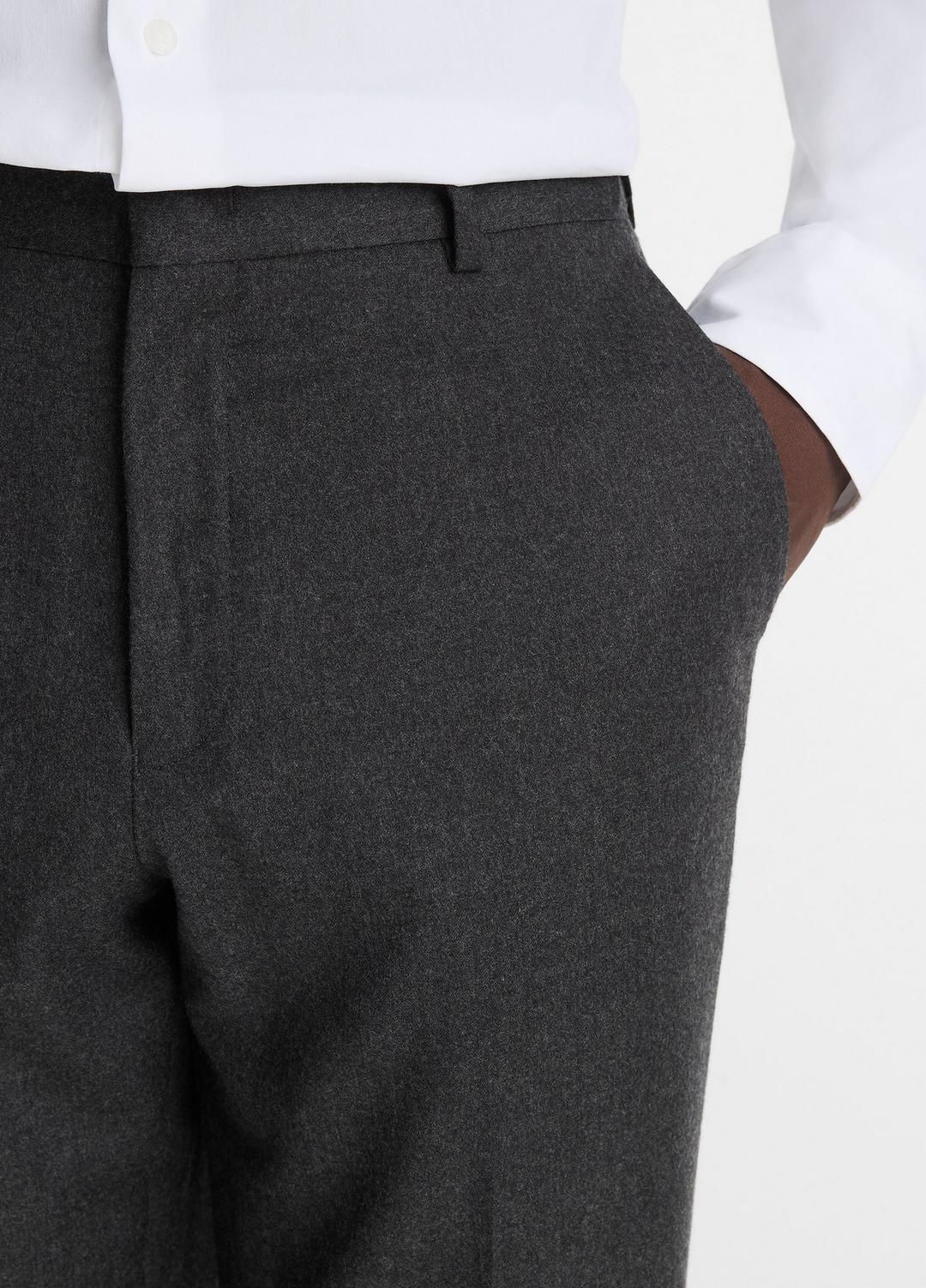 Wool-Silk Flannel Classic Pant in Trousers | Vince discount