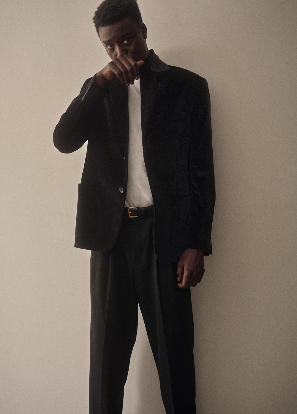 Wool Double-Pleat Suiting Trouser in Trousers | Vince near me