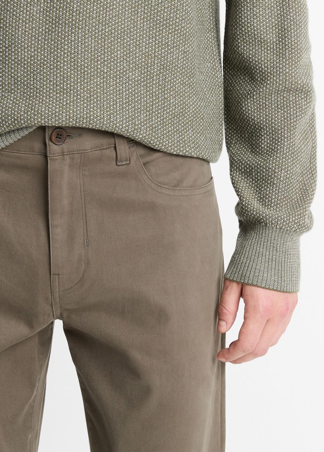 Dylan Slim 5-Pocket Peached Stretch-Cotton Pant in Trousers | Vince outlet