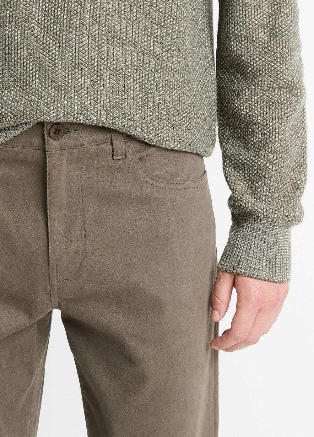 Dylan Slim 5-Pocket Peached Stretch-Cotton Pant in Trousers | Vince outlet
