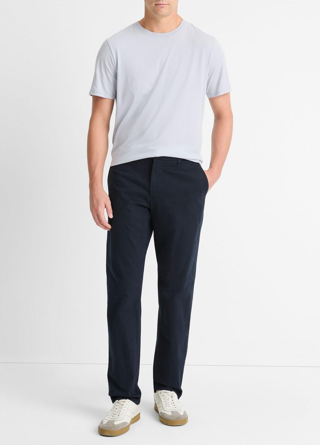 Dylan Slim Cotton Chino Pant in Trousers | Vince US